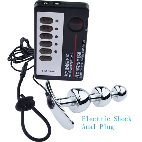 Plug Anal Choc Lectrique Pour Couples Produits Sexuels Accessoires