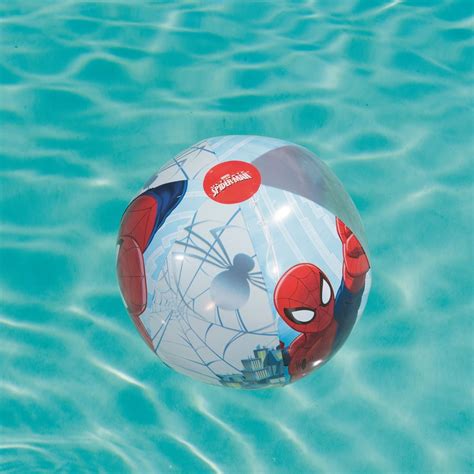 Ballon De Plage Gonflable Spiderman Cm Brycus