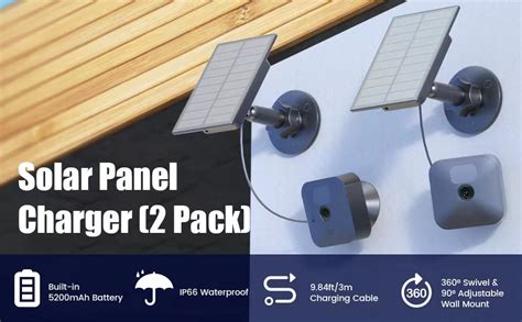 Amazon Zivif W Solar For Security Camera Solar Panel Charger