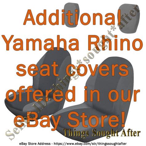 Yamaha Rhino Seat Cover For Camo Cloth Bucket