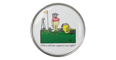 Funny Golf Humor Golf Ball Markers | Zazzle