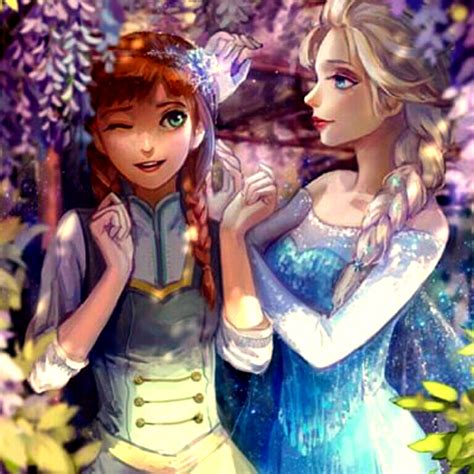 Walt Disney Fan Art Princess Anna And Queen Elsa Walt Disney