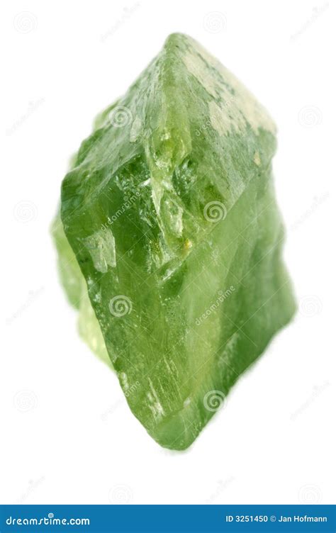 Olivine mineral stone stock photo. Image of crystal, white - 3251450