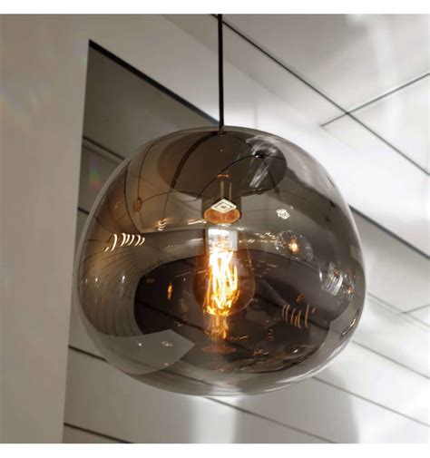 Black Smoked Pendant Light Buy Smoked Glass Light Echoes