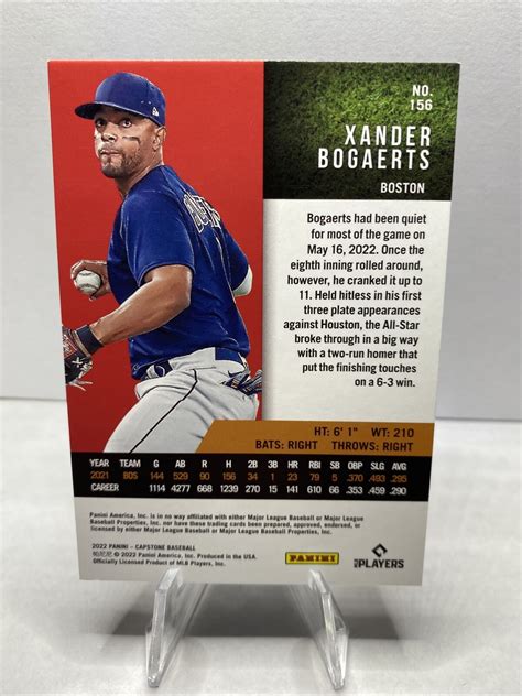 2022 Panini Capstone Luxury Suite 156 Xander Bogaerts For Sale