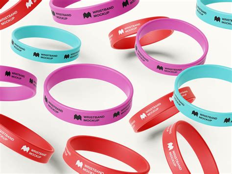 Free Silicone Wristbands Mockup Psd Set Psd Psfiles