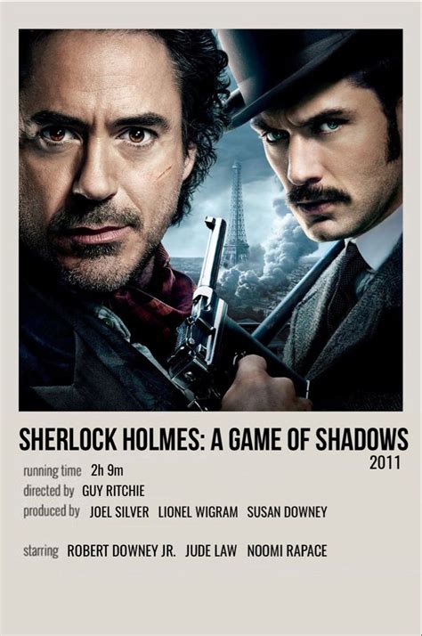 Sherlock Holmes Movie Poster Display Sherlock Holmes Sherlock