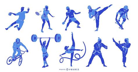 Olympic Sports Athlete Silhouette Sports Vector Png Transparent Png