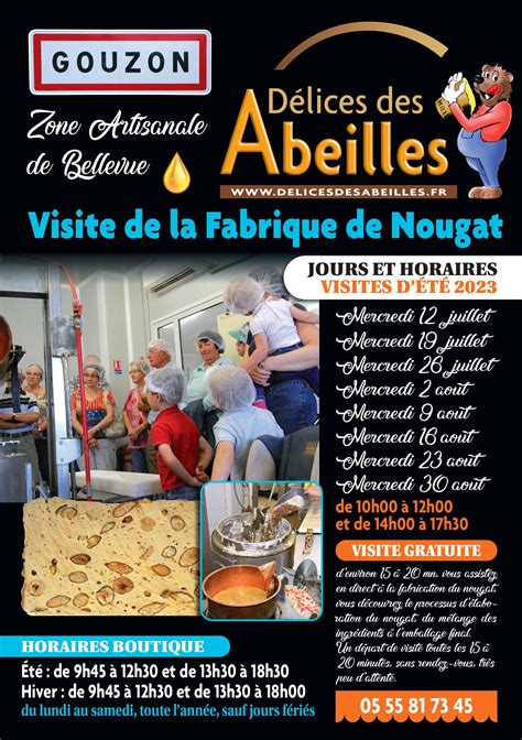 Visiter La Fabrique D Lices Des Abeilles Miels Et Nougats En Creuse