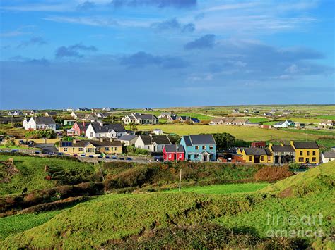 Doolin Village Elevated View County Clare Ireland Photograph By