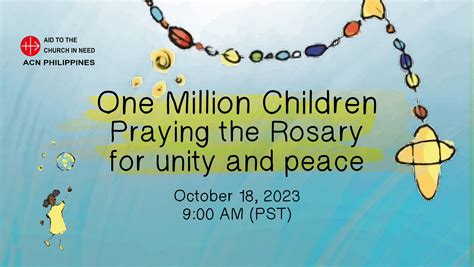 ‘One Million Children Praying the Rosary’ campaign slated for Oct. 18 ...