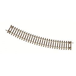 Rail Courbe H0 Code 83 Traverses Bois Sans Ballast Voie Roco