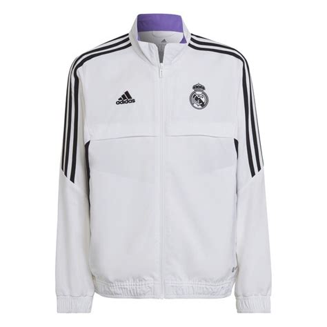 Veste présentation enfant Real Madrid CF 2022 2023 Condivo adidas