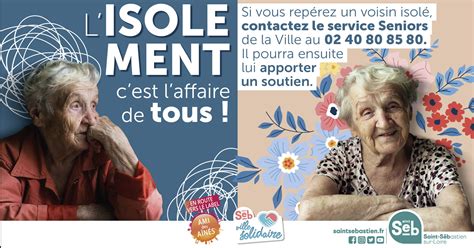 Sensibiliser Sur Lisolement Des Seniors Ville De Saint S Bastien Sur