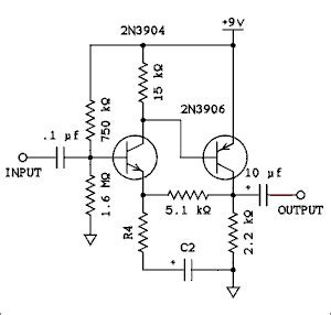 2n3904 Audio Amplifier Circuit Diagram