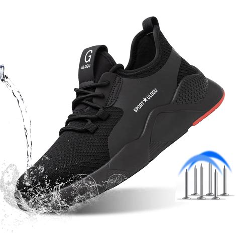ulogu Anti-puncture Safety Toe Shoes for Men Women Waterproof