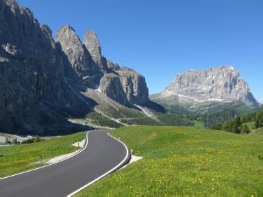 Cycle The Climb To Passo Gardena