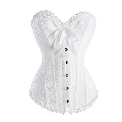 Overbust Pattern Corset Plain White Corset Top To Wear Out Buy Plus Size Corset Tops To Wear