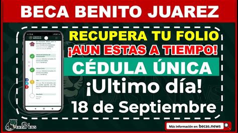 Atencion Becas Benito Ju Rez Aun Estas A Tiempo Para Realizar La