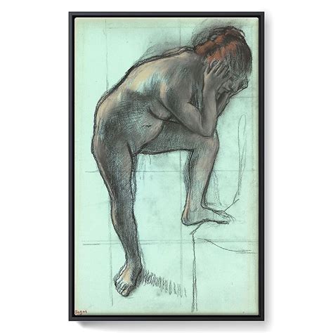 Naked Woman Standing Up Framed Canvas Boutiques De Mus Es