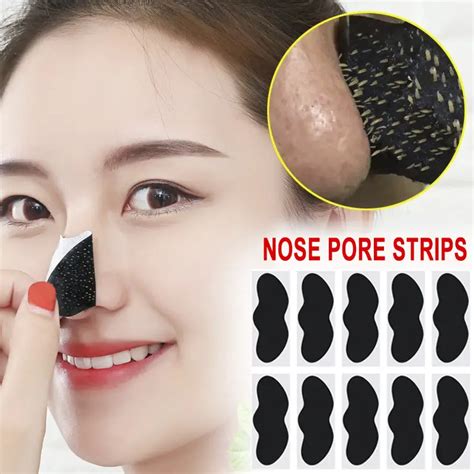 30pcs Bamboo Charcoal Nose Pore Strips All Skin Types Compatible