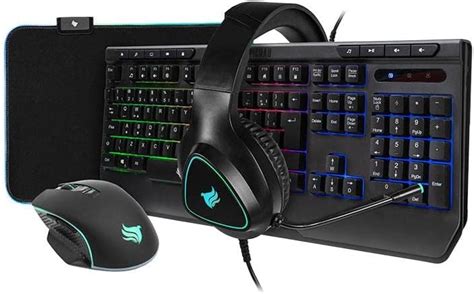 Combo Gamer Pichau Netuno X Rainbow Teclado Abnt Mouse Dpi