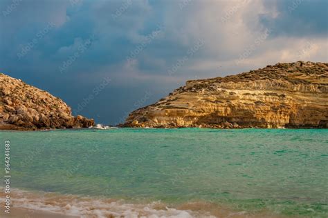 Crystal Clear Water At The Pristine Rabbits Beach Spiaggia Dei