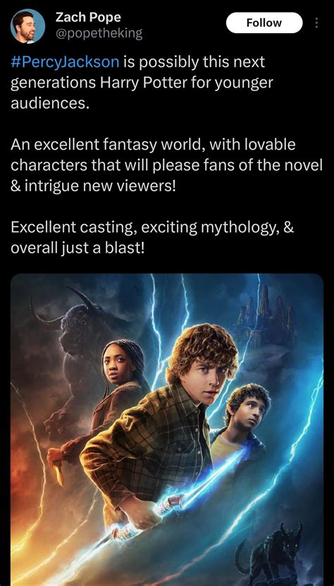 Percy Jackson & the Olympians Social Media Reviews. : r/PercyJacksonTV