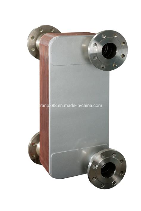 Chiller And Water Cooling Evaporator Copper Brazed Plate Heat Exchanger