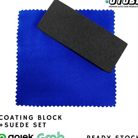 Jual Laris Ceramic Coating Sponge Block Cloth Suede Applicator Nano Pad