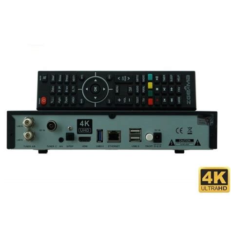 Zgemma H7S - 4K - 3 Tuners - 2 x DVB-S2X + 1 x DVB-T2/C