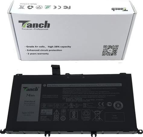 Tanch F Laptop Battery Jf Replacement For Dell Inspiron