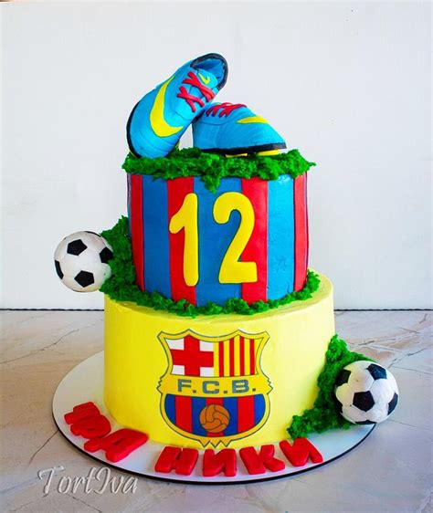 Fc Barcelona Decorated Cake By Tortiva Cakesdecor