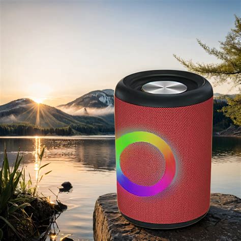 Tozuoyouz Bluetooth Speaker Wireless Colorful Light Speaker Subwoofer