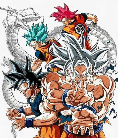 Fotos De Todas Las Fases De Goku Las Transformaciones De Vegeta En