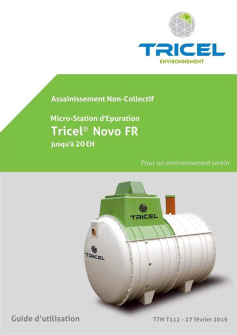 Brochure Guide Utilisation Tricel Novo Fr6 20eh Tricel