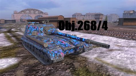 World Of Tanks Blitz Народный Обзор ПТ САУ Прорыва Obj 268 4 YouTube