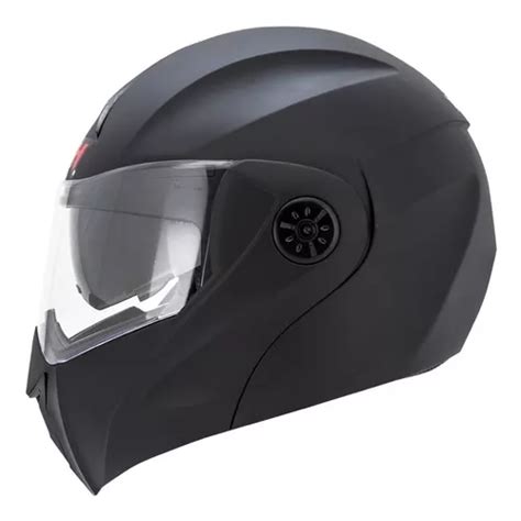 Casco Abatible Ich Moto Negro Mate Certificado Dot Con Gafas Tama O Del