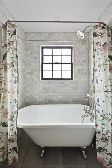 Upgrade Your Bathroom With A Stand Alone Tub With Shower Curtain Get