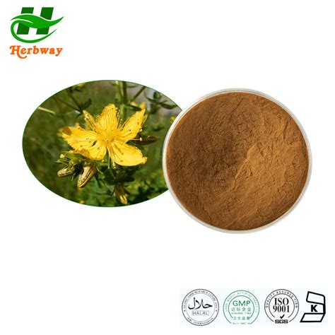 Herbway Plant Extract St John S Wort Extract Cosmetic Raw Materials