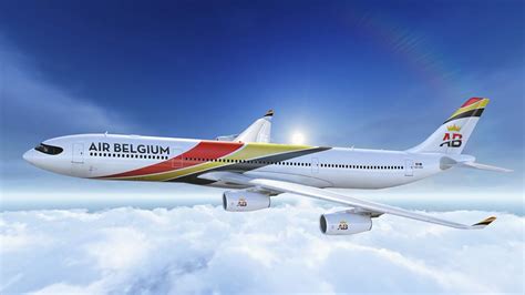 Stunning Livery Of Air Belgiums Airbus A340 Aviation24be