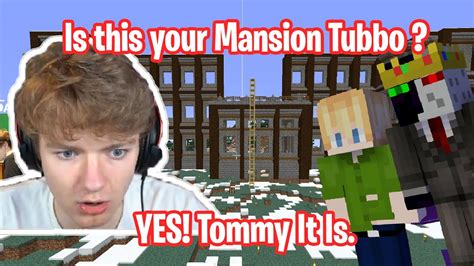 Tommyinnit Reacts To Tubbo Ranboo Mansion Dream Smp Otosection