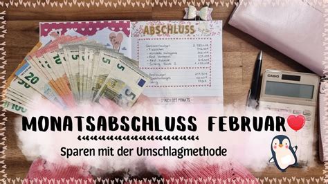 Monatsabschluss Februar Wie Hoch Waren Meine Kosten Sparen Mit