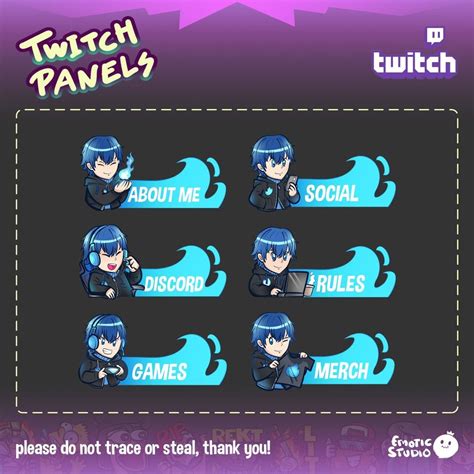 Custom Twitch Panels Emotic Studio Artofit