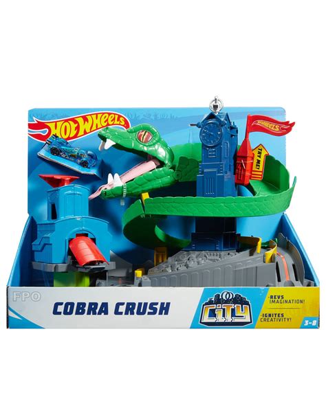 Pista Hot Wheels City Ataque De Cobras Mattel Ri Happy Brinquedos Quanto Mais Brincadeira