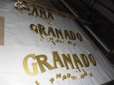 Casa Granado Letras Chapa Galvanizada Letras De A O Placas