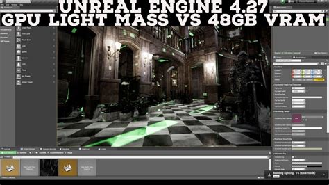 Unreal Engine Gpu Lightmass Vs Rtx A Youtube