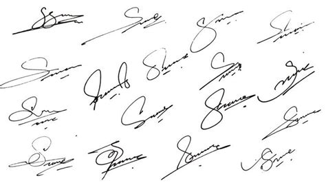 Cool Signatures Starting With S