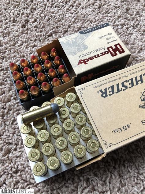 Armslist For Sale 2 Boxes Of 45 Colt Ammo Winchester Hornady