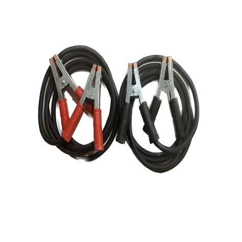 Прескачащи кабели, 2 * 2,5 m, 12V/24V, 4 скоби с изолирани дръжки 600A ...